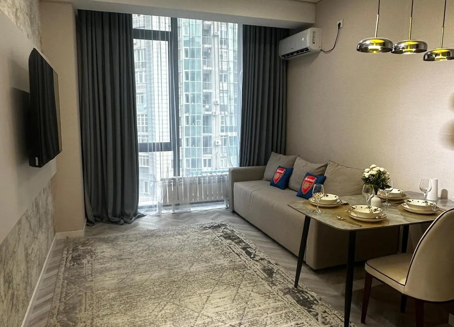 Comfort Class Two-Room Apartment Rams Navoi Алматы